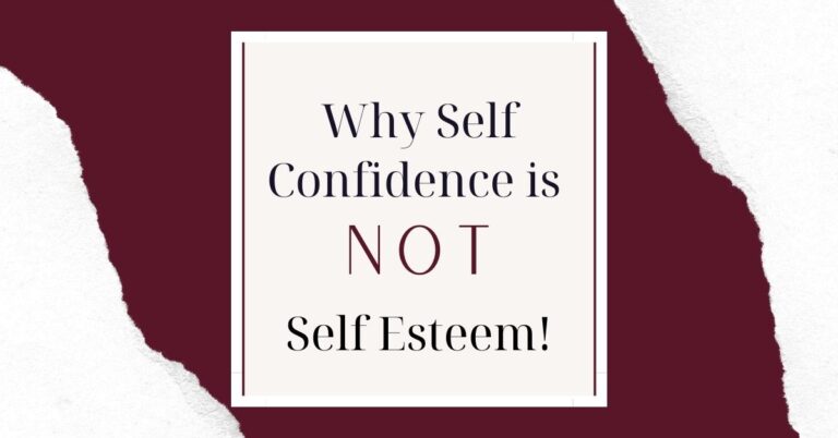 why self confidence is not self esteem