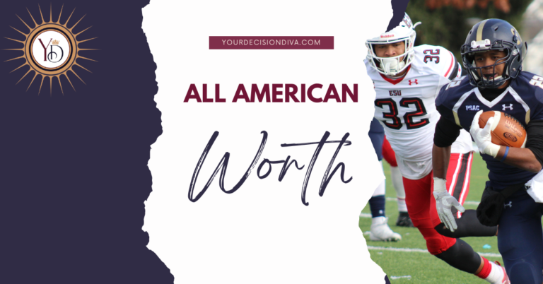 All American Worth blog image with football player